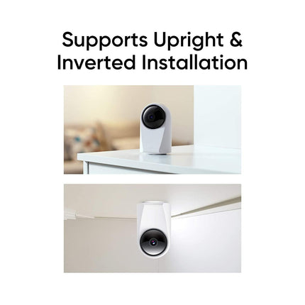 (UNBOXED) realme 360 Deg 1080p Full HD WiFi Smart Security Camera (White) | Alexa Enabled | 2-Way Audio | Night Vision | Motion Tracking & Intruder Alert, 7.1cm x 6.58cm x 11.43cm (RMH2001) - Grabgear.in
