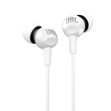 JBL C100SI In-Ear Deep Bass Headphones with Mic - Grabgear.in