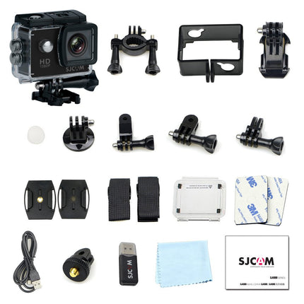 SJCAM SJ4000 WiFi 12MP Optical Full HD WiFi Sports Action Camera 170°Wide FOV 30M Waterproof DV Camcorder, Gold (UNBOXED) - Unboxify