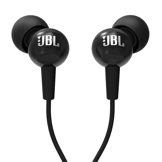 JBL C100SI In-Ear Deep Bass Headphones with Mic - Grabgear.in