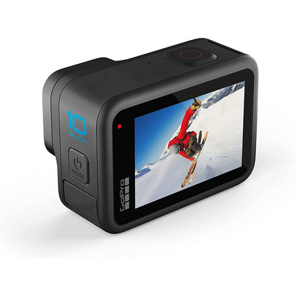 GoPro HERO10 Black - Waterproof Action Camera with Front LCD and Touch Rear Screens, 5.3K60 Ultra HD Video, 23MP Photos, 1080p Live Streaming, Webcam, Stabilization - Grabgear.in