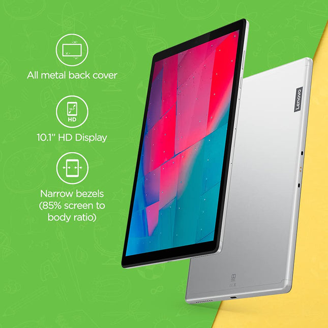 Lenovo Tab M10 HD 2nd Gen (10.1 inch), Platinum Grey with Metallic Body and Octa-core Processor (UNBOXED) - Unboxify