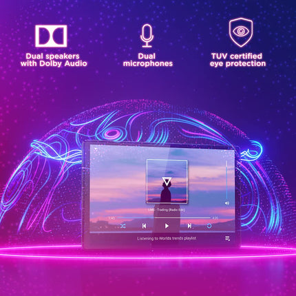 Lenovo Tab K10 FHD (10.3 inch), Abyss Blue, TUV Certified Eye Protection, Dolby Atmos (UNBOXED) - Unboxify