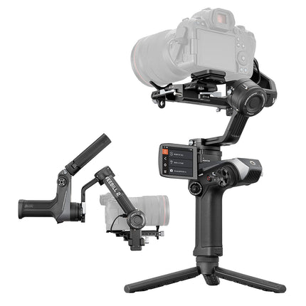 zhiyun Weebill 2 Camera Stabilizer, Handheld 3-Axis Gimbal (with 2 Years ZHIYUN India Official Warranty) for DSLR and Mirrorless Camera with Flip-Out Touch Screen 4Kg Tested Payload - Unboxify