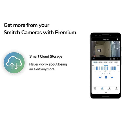 Smitch Wi-Fi Smart Security Camera| Pan & Tilt | Alexa & Google Enabled | 1080P | 2-Way Communication | Motion Detection | Upto 8M Night Vision | Upto 64 GB SD Card Support | Cloud Storage - Grabgear.in