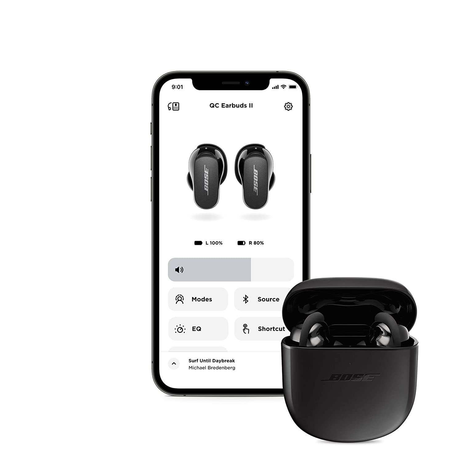 Bose New QuietComfort Earbuds II, Wireless, Bluetooth, World's