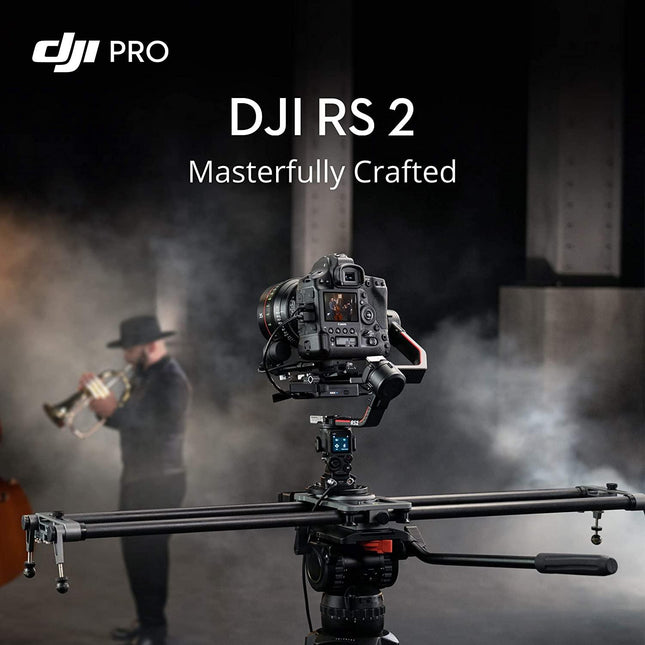 DJI RS 2Combo-3-Axis Gimbal Stabilizer for DSLR and Mirrorless Cameras,Nikon,Sony,Panasonic,Canon,Fuji,10lbs TestedPayload,1.4” Full-ColorTouchscreen, CarbonFiber Construction, Black (CP.RN.00000094.01) - Grabgear.in