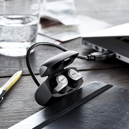 Jabra Elite 65t Alexa Enabled True Wireless Earbuds with Charging Case - Grabgear.in