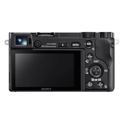 Sony Alpha ILCE 6000L 24.3 MP Mirrorless Digital SLR Camera with 16-50 mm (APS-C Sensor, Fast Auto Focus, Eye AF, Light Weight) - Black - Grabgear.in