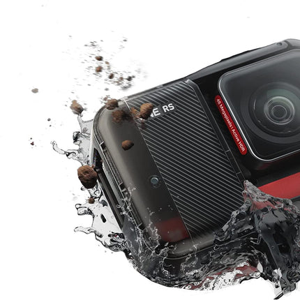 Insta360 ONE RS – Waterproof Action Camera with Interchangeable Lenses, 48MP Photo, Active HDR, AI Editing (UNBOXED) - Unboxify