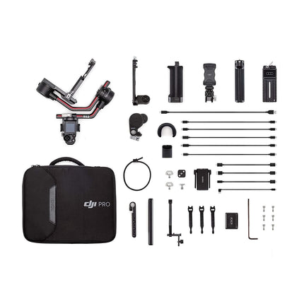 DJI RS 2Combo-3-Axis Gimbal Stabilizer for DSLR and Mirrorless Cameras,Nikon,Sony,Panasonic,Canon,Fuji,10lbs TestedPayload,1.4” Full-ColorTouchscreen, CarbonFiber Construction, Black (CP.RN.00000094.01) - Grabgear.in