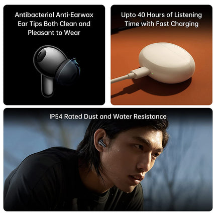 Oppo Enco X2 with Active Noise Cancellation, Triple Mic for Better Calls, Coaxial Dual-Driver for Deep bass Bluetooth Headset (UNBOXED) - Unboxify
