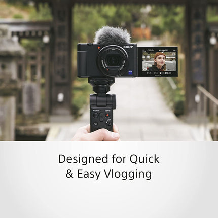 Sony Digital Vlog Camera ZV-1 (Video Eye AF, Flip Screen, in-Built Microphone, 4K Vlogging Camera) (UNBOXED) - Unboxify