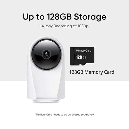 (UNBOXED) realme 360 Deg 1080p Full HD WiFi Smart Security Camera (White) | Alexa Enabled | 2-Way Audio | Night Vision | Motion Tracking & Intruder Alert, 7.1cm x 6.58cm x 11.43cm (RMH2001) - Grabgear.in