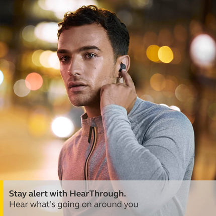 Jabra Elite 4 Active in-Ear Bluetooth Earbuds - True Wireless Ear Buds with Secure Active Fit, 4 Built-in Microphones, Active Noise Cancellation and Adjustable HearThrough Technology - Unboxify