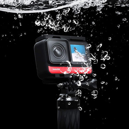 Insta360 ONE R 5.7K Panoramic Sports Action Camera 4K 60fps Wide Angle Flow State Anti-Shake IPX8 Waterproof  (360 & 4K) - Grabgear.in