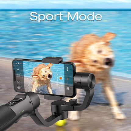 hohem iSteady Mobile Plus 3 Axis Handheld Smartphone Gimbal Stabilizer for iPhones, Android Phones Featuring Video Stabilizer with Inspection Mode, Sport Mode, Face Object Tracking, Motion Time-Lapse (UNBOXED) - Unboxify