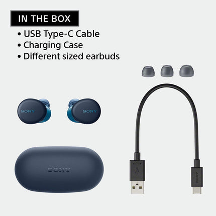 Sony WF-XB700 Truly Wireless Extra Bass Bluetooth Earbuds with 18 Hours Battery Life, True Wireless Earbuds with Mic for Phone Calls, Quick Charge, BT Ver 5.0 - Grabgear.in