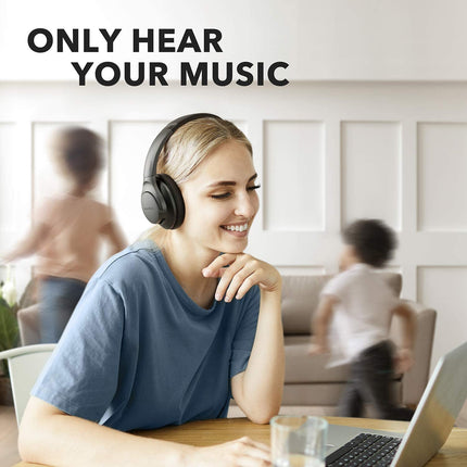 Anker Soundcore Life Q20 Hybrid Active Noise Cancelling Headphones, Wireless Over Ear Bluetooth Headphones, 40H Playtime (UNBOXED) - Unboxify