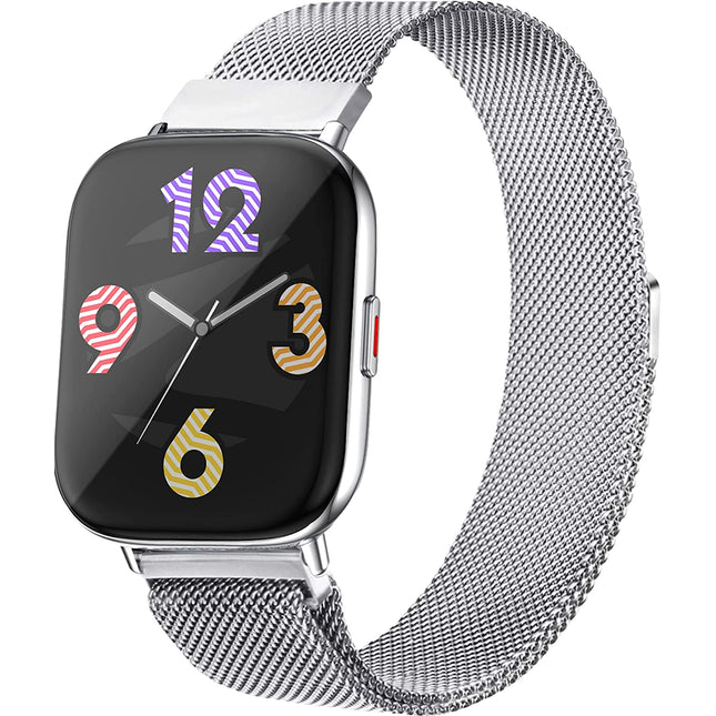 (UNBOXED) Zebronics Zeb-FIT5220CH Limited Edition Smart Fitness Watch,2.5D Curved Glass 4.4cm Square Display, Metal Body & Strap, SpO2/BP/HR Monitor, IP68 Water Proof, 8 Sports Mode - Unboxify