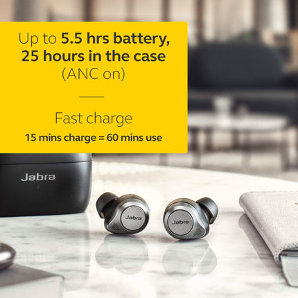 Jabra Elite 85t True Wireless Bluetooth Earbuds – Advanced Noise-Cancelling Earbuds (UNBOXED) - Unboxify