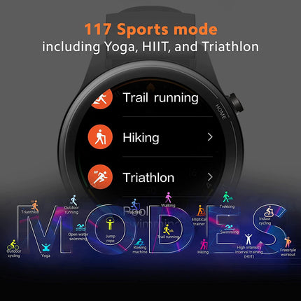 Mi Watch Revolve Active (Beige) - 1.39" AMOLED Display, SpO2, GPS and Sleep Monitor, Alexa Built-in, 117 Sports Mode, Personalized Watch Faces, 2 Weeks Battery Life, Music and Camera Control - Grabgear.in
