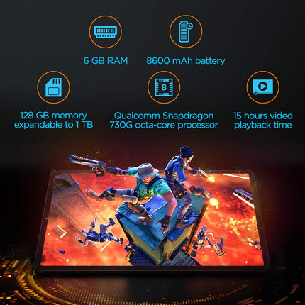 Lenovo Tab P11 Pro (29.21 cm (11.5 inch), 6 GB, 128 GB, Wi-Fi + LTE), Slate Grey (UNBOXED) - Unboxify