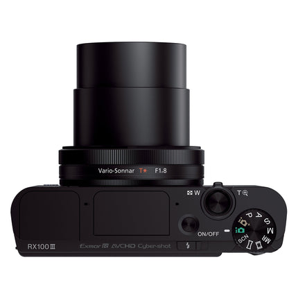 Sony RX100M3 Premium Compact Camera with 1.0-Type Exmor CMOS Sensor (Optical, DSC-RX100M3), Black (SEALED) - Unboxify