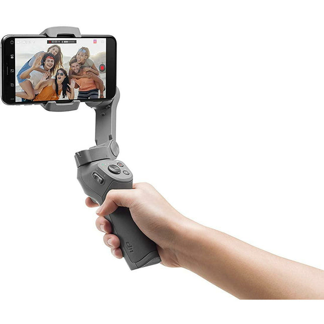 DJI Osmo Mobile 3 - 3-Axis Smartphone Gimbal Handheld Stabilizer Vlog Live Video for iPhone Android (Grey) - Grabgear.in