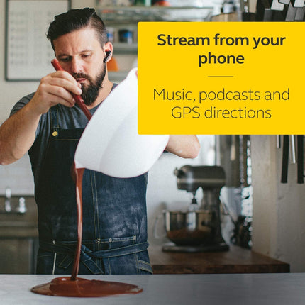 Jabra Talk 45 Bluetooth Wireless in Ear Earphones with mic for High Definition Hands-Free Calls (Silver) - Unboxify