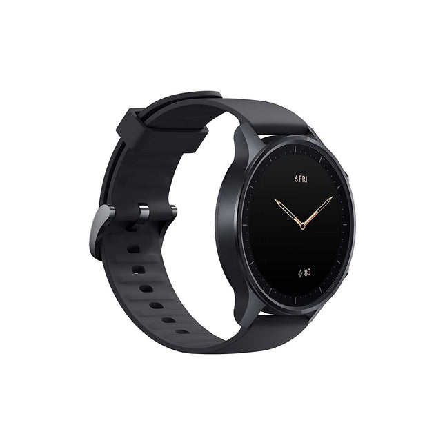 Mi Watch Revolve,1.39 AMOLED Screen,5ATM Water Resistant,VO2 Max,First Beat Motion Algorithm,Stress & Sleep Management, Midnight Black - Grabgear.in