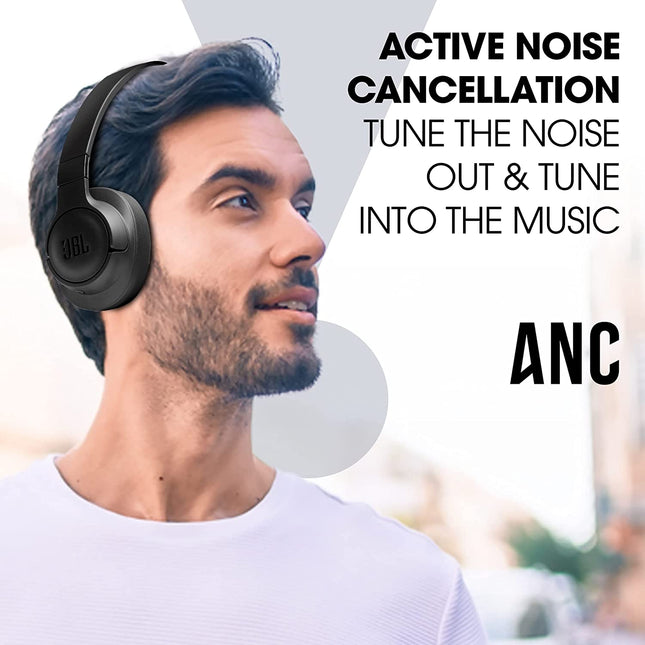 JBL Tune 760NC, Over Ear Active Noise Cancellation Headphones with Mic (UNBOXED) - Unboxify