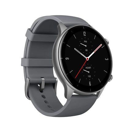 Amazfit GTR 2e SmartWatch with Curved Design, 1.39 Always-on AMOLED Display, SpO2 & Stress Monitor, Built-in Alexa,Built-in GPS, 24-Day Battery Life, 90+ Sports Models, 50+ Watch Faces - Grabgear.in