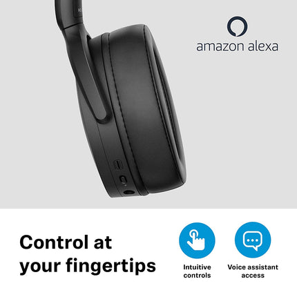 Sennheiser HD 450SE Bluetooth 5.0 Wireless Headphone with Alexa Built-in - Active Noise Cancellation, 30-Hour Battery Life, USB-C Fast Charging, Foldable - Black - Unboxify