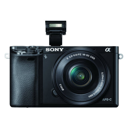 Sony Alpha ILCE 6000L 24.3 MP Mirrorless Digital SLR Camera with 16-50 mm (APS-C Sensor, Fast Auto Focus, Eye AF, Light Weight) - Black (UNBOXED) - Unboxify
