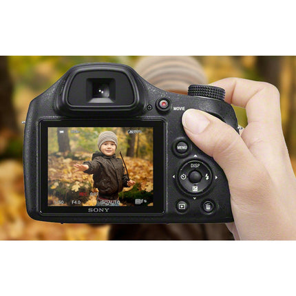 Sony Cybershot DSC-HX400V 20.4MP Digital Camera (Black) with Free Bag - Grabgear.in