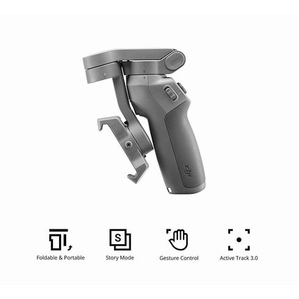 DJI Osmo Mobile 3 - 3-Axis Smartphone Gimbal Handheld Stabilizer Vlog Live Video for iPhone Android (Grey) - Grabgear.in