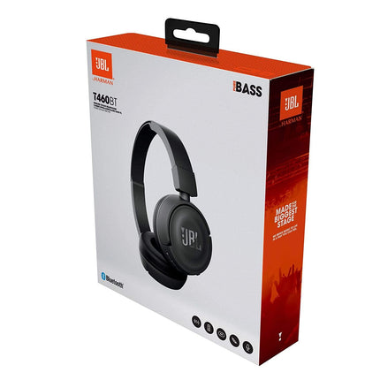 JBL T460BT Extra Bass Wireless On-Ear Headphones with 11 Hours Playtime & Mic - Grabgear.in