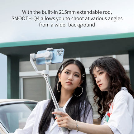 zhi yun Smooth Q4 3-Axis Gimbal Stabilizer for Smartphone (with 2 Years ZHIYUN India Official_Warranty) (UNBOXED) - Unboxify