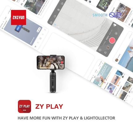 Zhiyun Smooth Q2 3-Axis Handheld Gimbal, Black (UNBOXED) - Unboxify