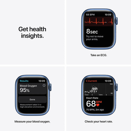 Apple Watch Series 7 (GPS, 41mm) - Aluminium Case - Regular (UNBOXED) (UNACTIVATED) - Unboxify