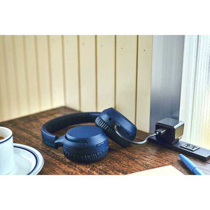 (UNBOXED) Sony WH-XB700 Wireless Bluetooth Extra Bass Headphones with 30 Hours Battery Life, Passive Operation, Quick Charge, Headset with mic for Phone Calls with Alexa – (Blue) - Grabgear.in