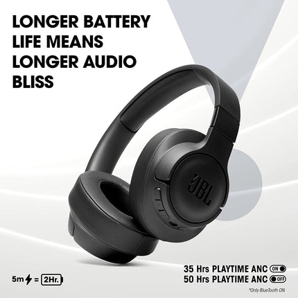 JBL Tune 760NC, Over Ear Active Noise Cancellation Headphones with Mic (UNBOXED) - Unboxify