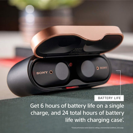 Sony WF-1000XM3 Truly Wireless Bluetooth Earbuds with Battery Life 32 Hours, Alexa Voice Control and mic for Phone Calls (Black) - Grabgear.in