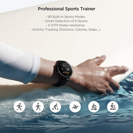 Amazfit GTR 2 Smart Watch, 1.39" AMOLED Display, SpO2 & Stress Monitor, Built-in Alexa, Built-in GPS, Bluetooth Phone Calls, 3GB Music Storage, 14-Day Battery Life, 90 Sports Modes - Grabgear.in