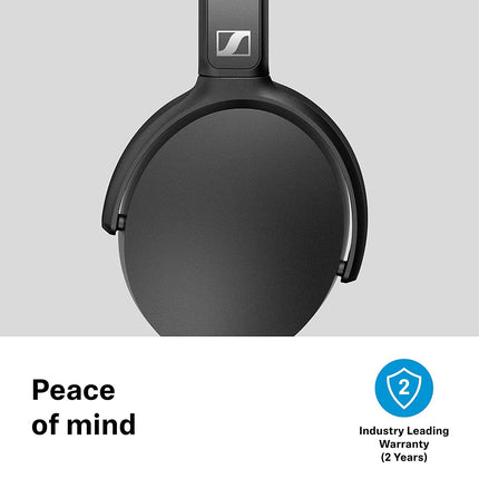Sennheiser HD 350BT Bluetooth Wireless Over Ear Headphones with Mic - Unboxify