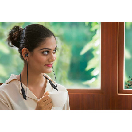 Sony WI-C200 Wireless In-Ear Headphones with 15 Hours Battery Life with mic for phone calls (Black) - Grabgear.in