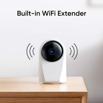 (UNBOXED) realme 360 Deg 1080p Full HD WiFi Smart Security Camera (White) | Alexa Enabled | 2-Way Audio | Night Vision | Motion Tracking & Intruder Alert, 7.1cm x 6.58cm x 11.43cm (RMH2001) - Grabgear.in