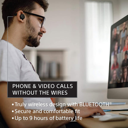 Sony WF-XB700 Truly Wireless Extra Bass Bluetooth Earbuds with 18 Hours Battery Life, True Wireless Earbuds with Mic for Phone Calls, Quick Charge, BT Ver 5.0 - Grabgear.in