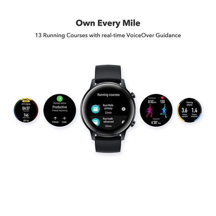 HONOR Magic Watch 2 (42 mm) Always On AMOLED Display, SpO2, 15 Workout Modes, Music Playback & In-Built Storage, Female Cycle & Sleep & HR Monitor, Personalized Watch Face, 7-Days Battery - Grabgear.in